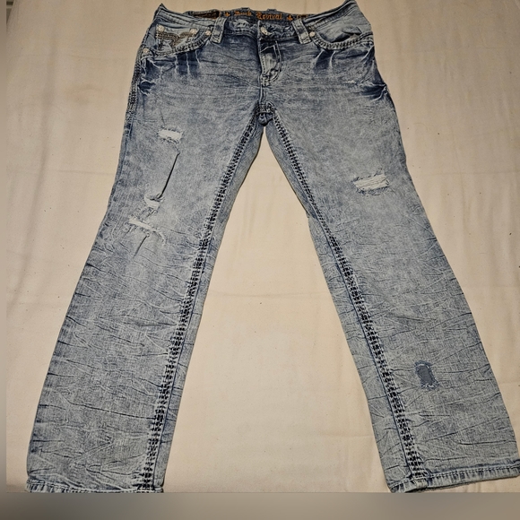 ROCK REVIVAL MEYRICK J201R STRAIGHT JEAN